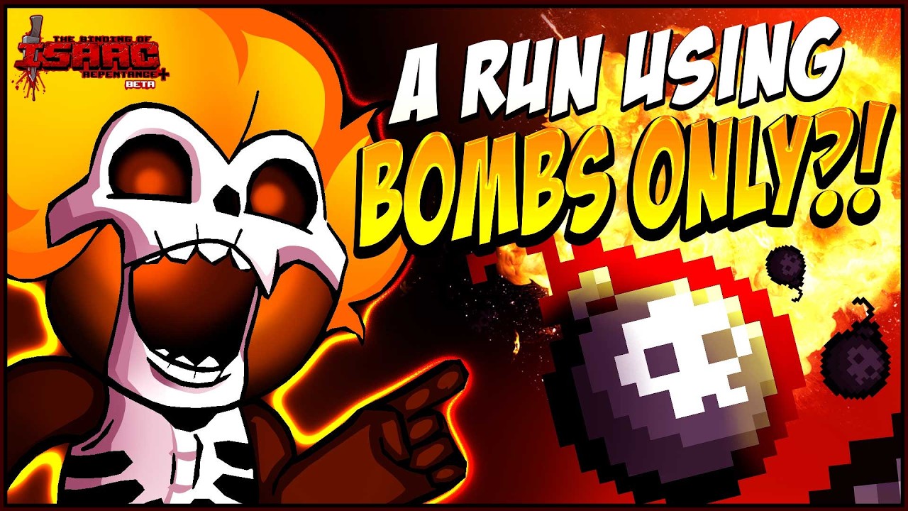 Przez CAŁY CZAS UŻYWAŁEM TYLKO BOMB&Oacute;W! - Wyzwanie The Binding Of Isaac Repentance+