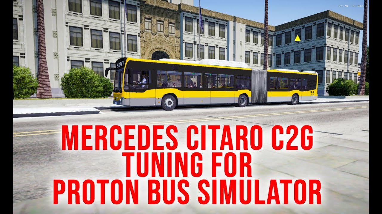 Refining the Mercedes-Benz Citaro C2G Articulated Mod for Proton Bus Simulator 🚍✨