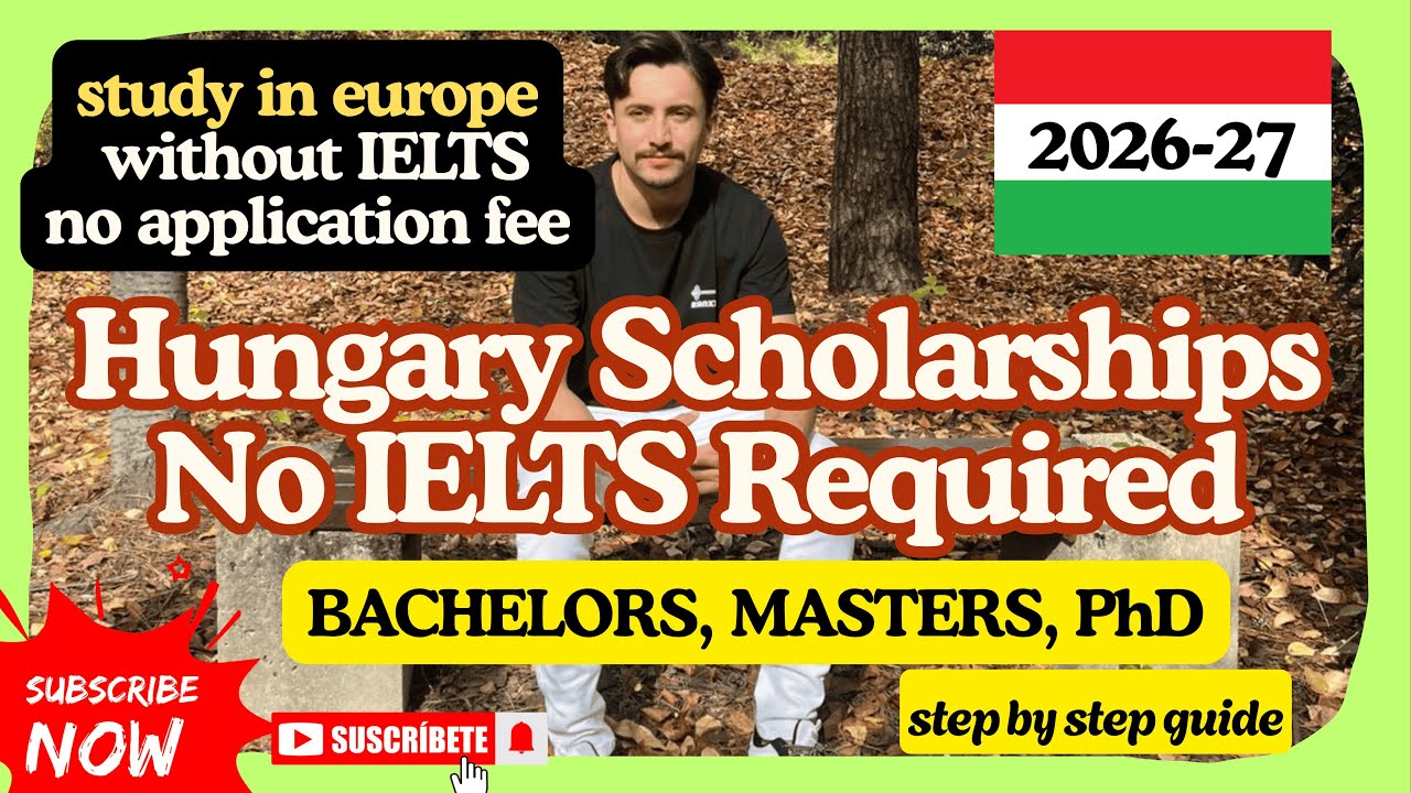Stipendium Hungaricum scholarships Hungary 🇭🇺 Fully funded without IELTS |No application fee #europe