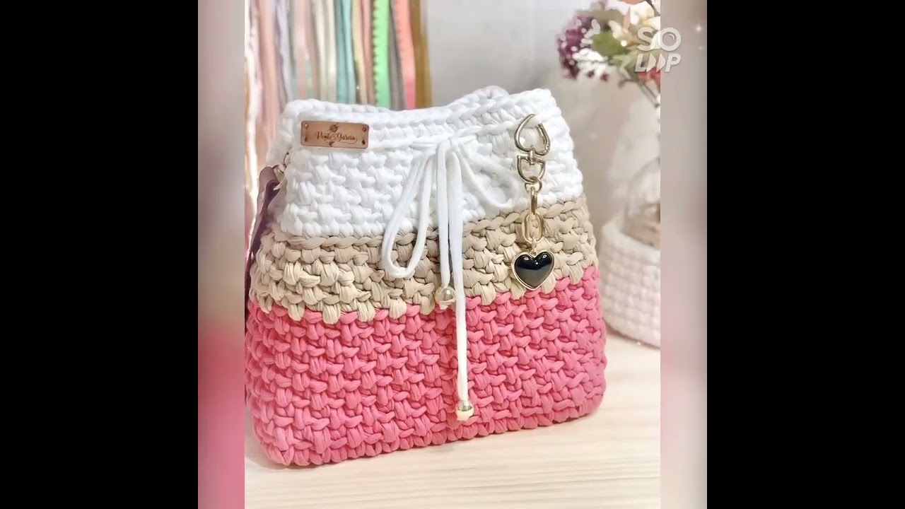 Beautiful knitting pattern bags design ideas 2024, beautiful knitting handmade purse designs,