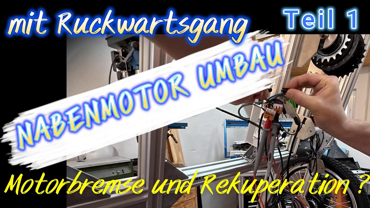 Wohnmobil | NABENMOTOR UMBAU AUF RECHTSLAUF TEIL1 #2025 #ebike #diy #camping #motor #hubmotor
