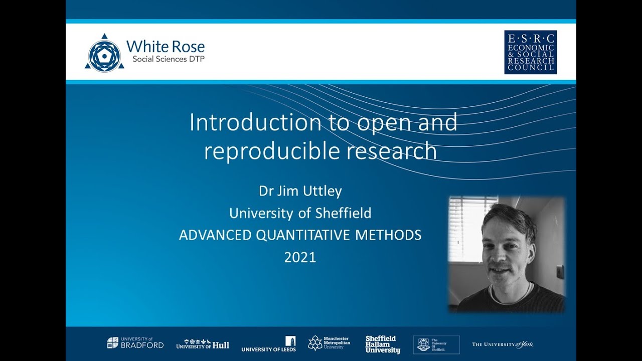 Introduction to open and reproducible research