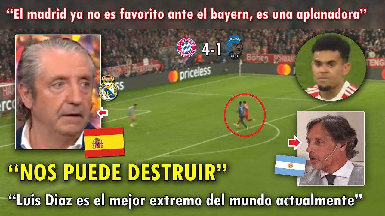 ASUSTADOS! PERIODISTAS ESPAÑOLES y del MUNDO TEMEN a LUIS DIAZ y BAYERN de MUNICH HOY