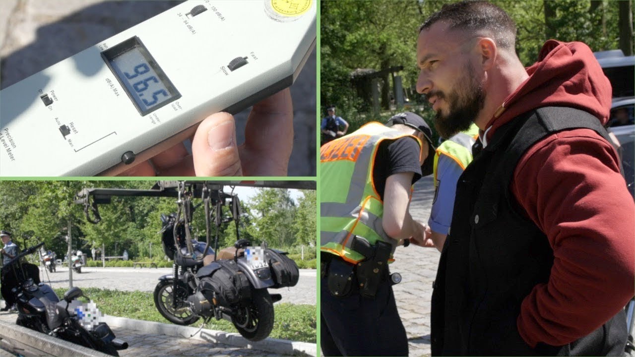 XXL-Polizei-Kontrolle zur Start der Motorradsaison in Berlin