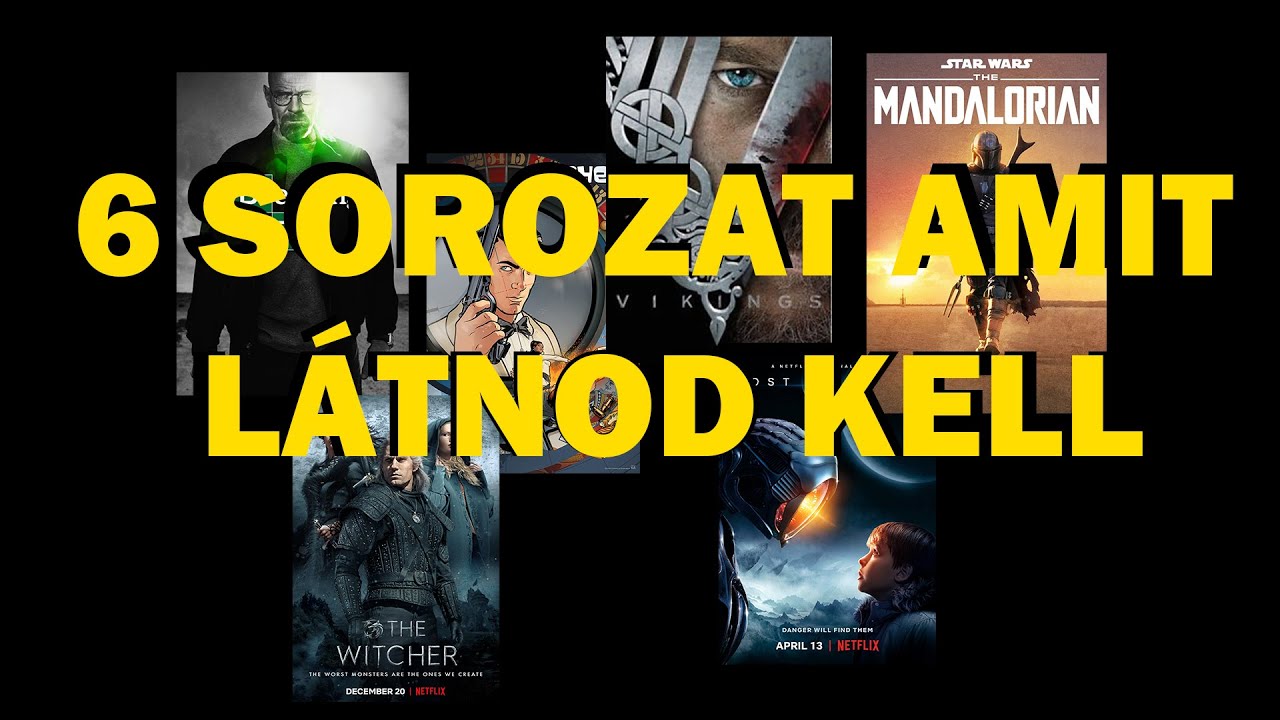 6 sorozat, amit l&aacute;tnod kell mielőtt megkopaszodsz... | Vlog#6