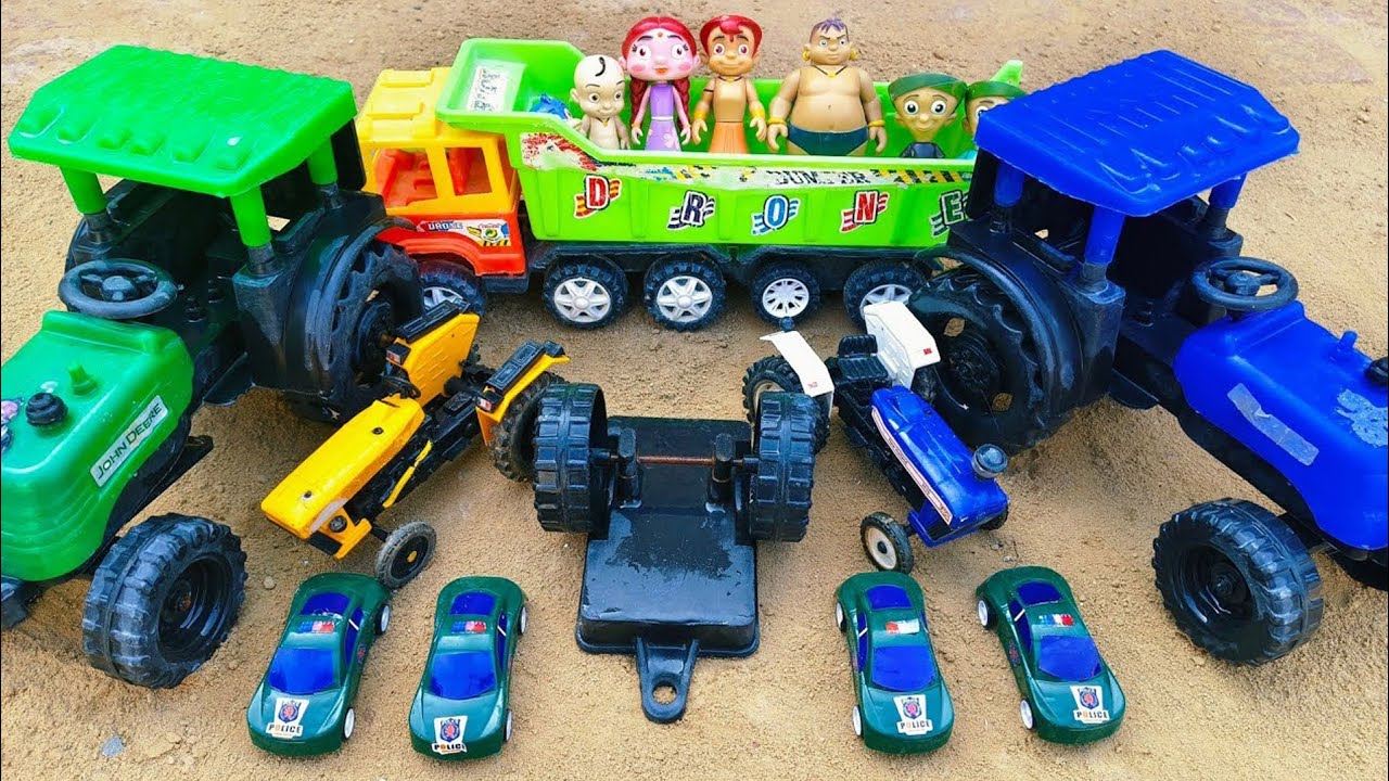 अरे बच्चों हमारा Tractor टूटा Tractor ले जा रहा Tractors Ki Video | Krishna toy 2 | Krishna toy