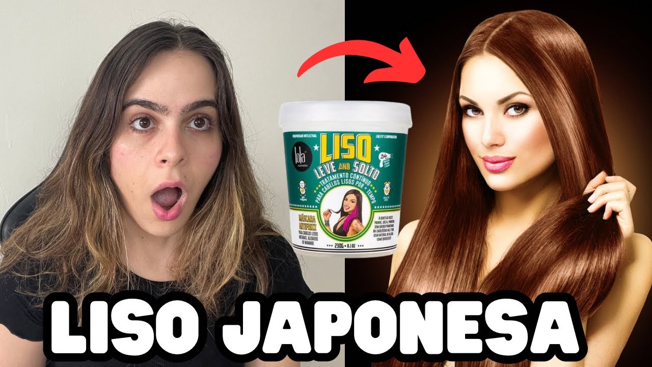 😱MÁSCARA PARA ALISAR O CABELO: Testei liso, leve e solto da Lola!!!