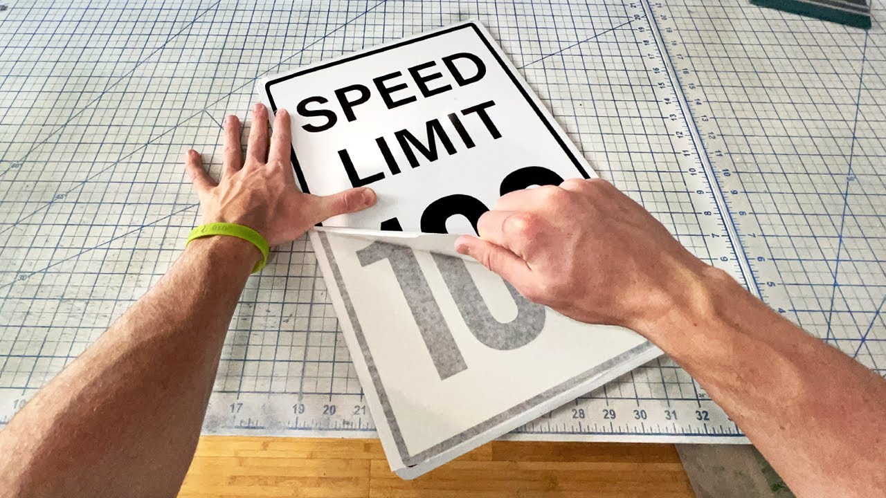 The Fastest Speed Limit Sign Ever