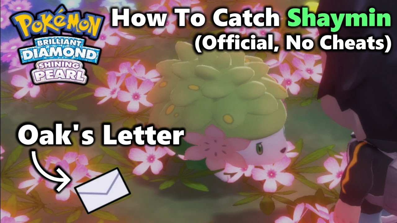 How To Catch Shaymin & Get Oak's Letter in Pokemon BDSP (NO CHEATS/LEGIT)
