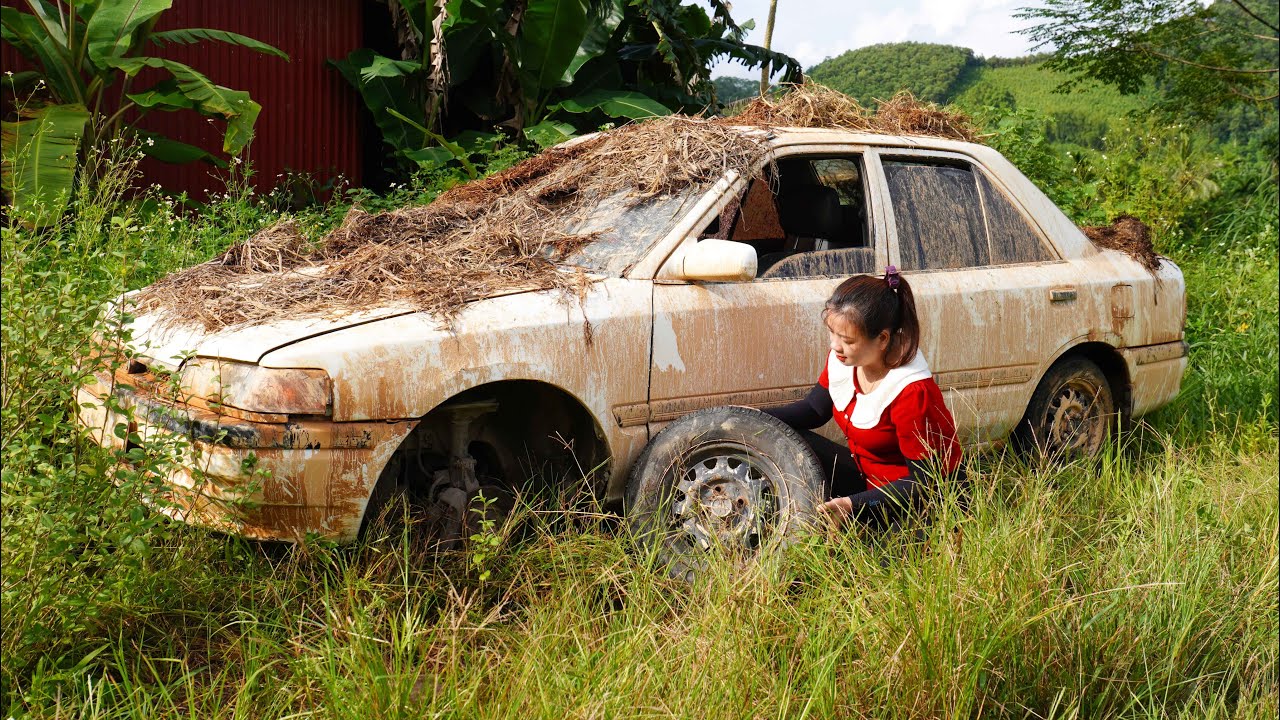 Reviving the Rusted Beast - MAZDA 323 Full Restoration Journey Abandoned For 20 Years