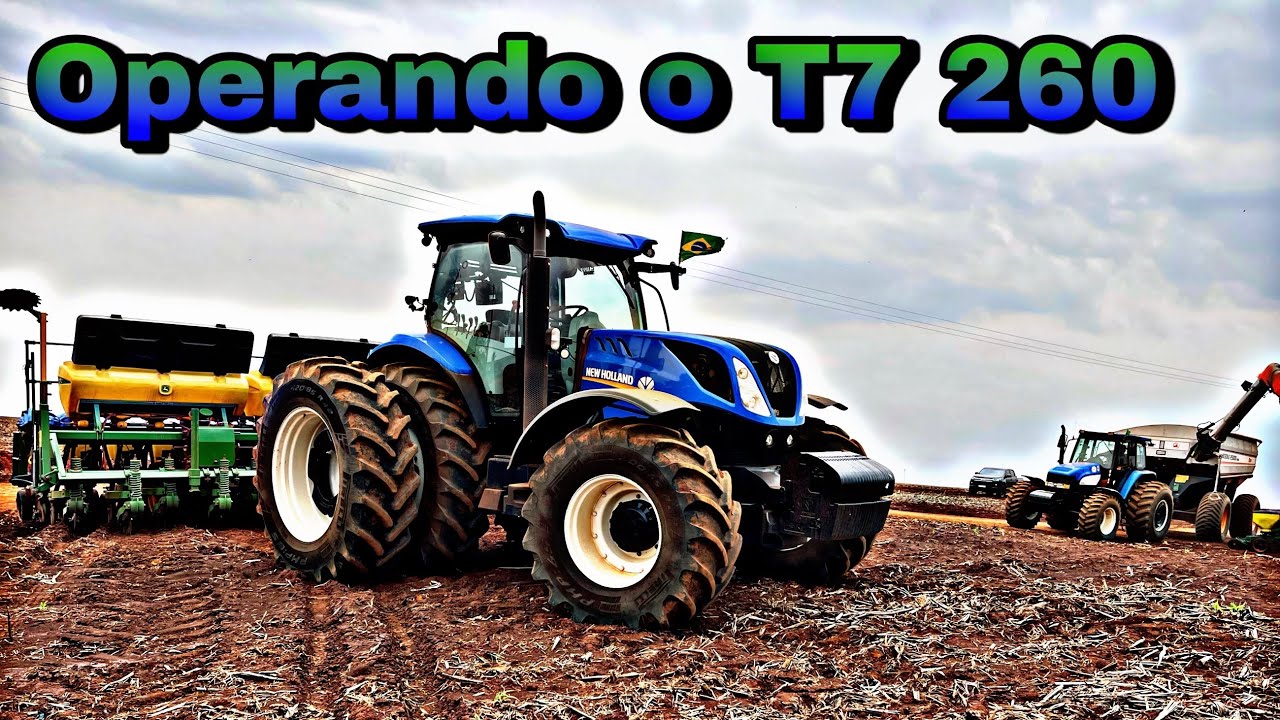 //Plantando soja com um T7 260 e um 6165J\\💪🏻🌱