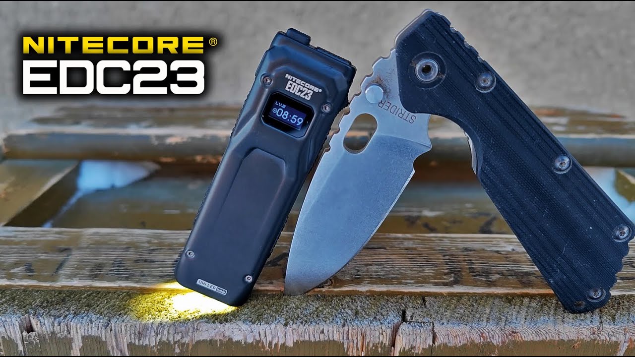 Ультратонкий тактический фонарь Nitecore EDC23@Corcoran AL‬My Everyday Carry
