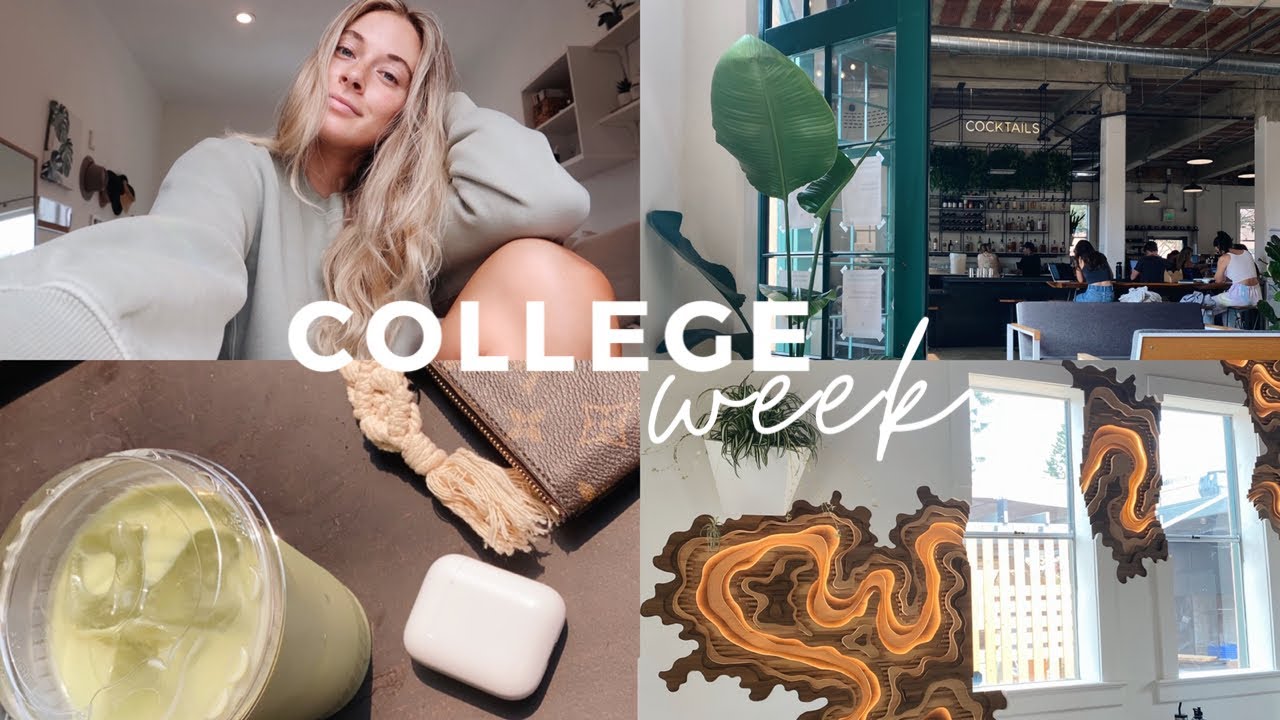 a realistic college week in my life | online school :(