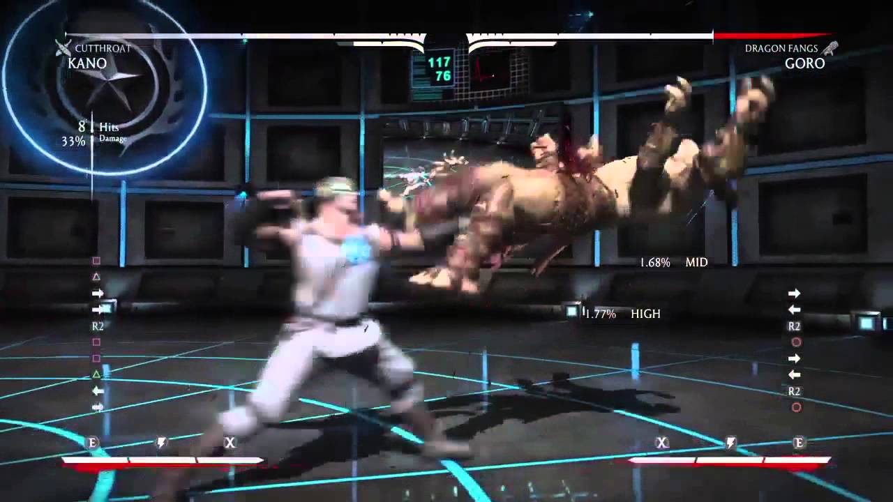 MKX: Kano EX Buff Parry Punishes