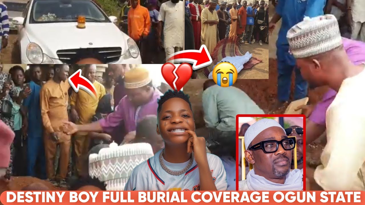 Destiny Boy Burial Footage😭💔Final Farewell As He Is Laid To Rest In Ayetoro,Ogun State Thousands Cry