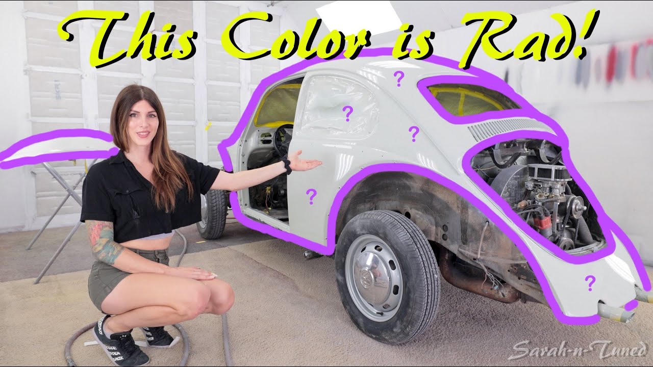 ГОТОВО! Моя первая полная покраска завершена. // VW Beetle Resto-Mod '69