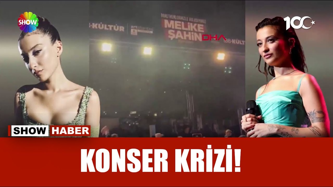 Melike Şahin sahneye çıkmayınca...