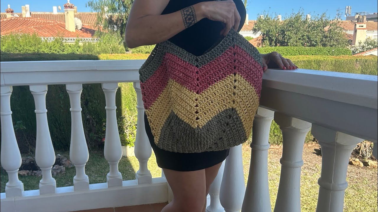 Bolso a crochet washi 🧶
