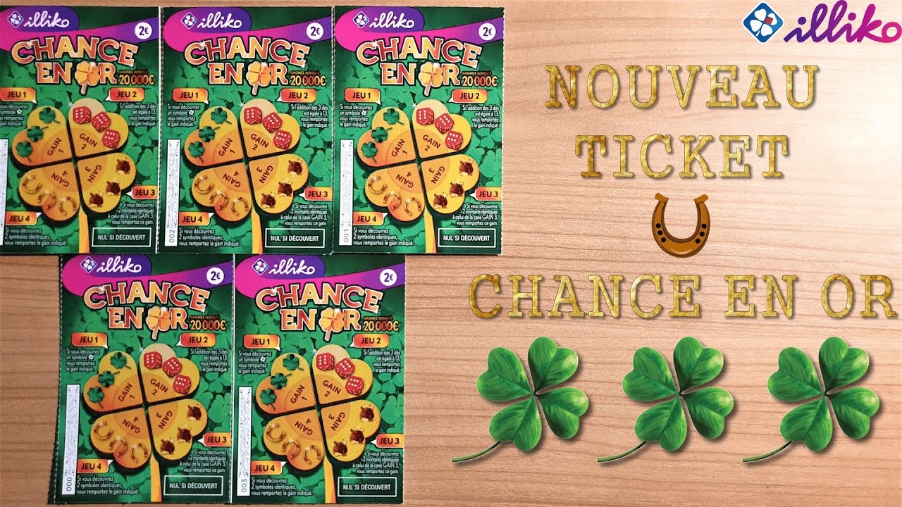 Grattage du ticket 