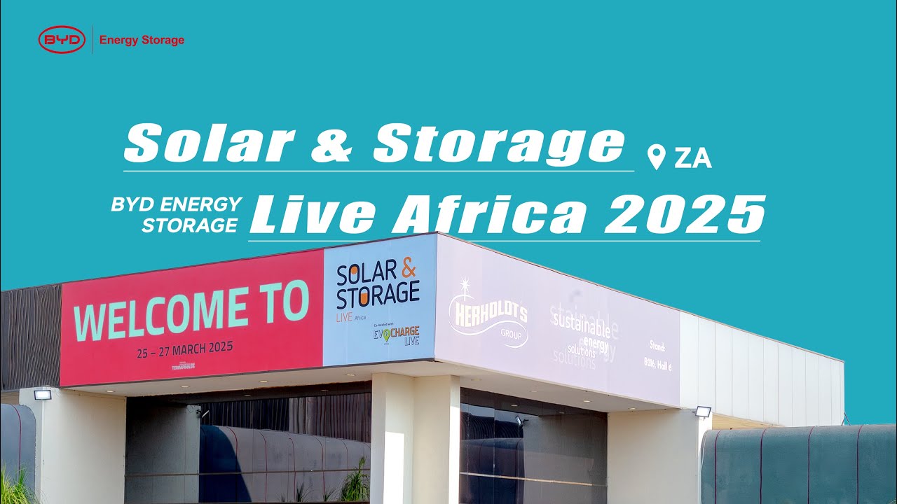 BYD Energy Storage at Solar & Storage Live Africa 2025