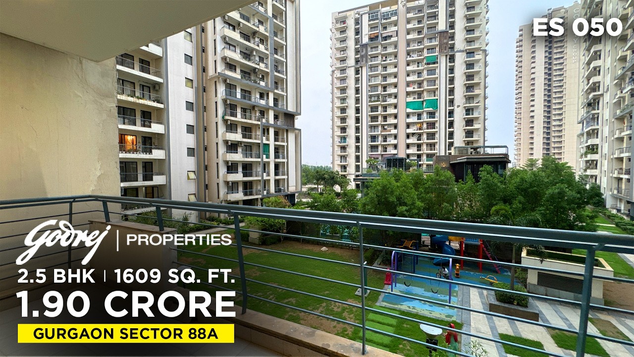 🔥 Godrej Oasis | Ready-to-Move 2.5 BHK Flat for Sale | 1609 Sq Ft | Dwarka Expressway | ES 050