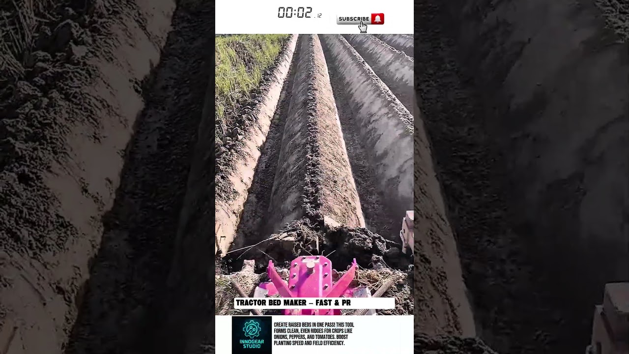 Tractor Bed Maker &ndash; Fast & Precise Rows!
