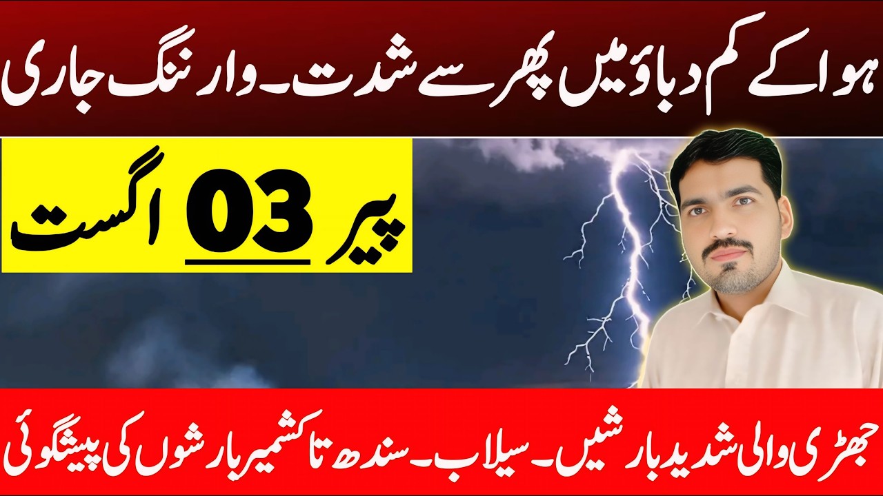 Monsoon Torrential Downpour Prediction : Early Warning Issue | Weather Forecast Pakistan