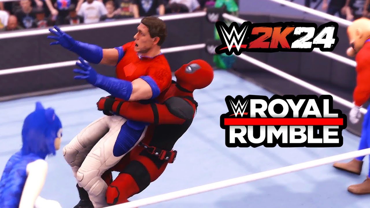 WWE 2K24 On PS5: 30 Custom Character Royal Rumble! - THIS ONE WAS CRAZY!!!