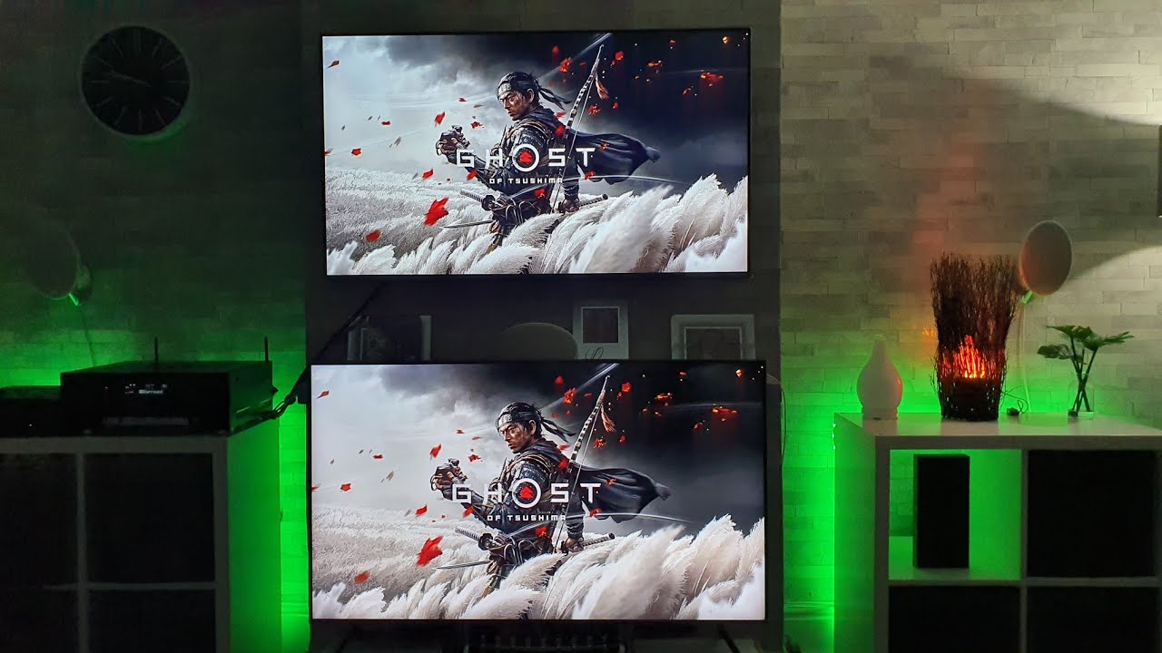 Samsung Q60T vs LG Nano86,Ghost Of Tsushima PS4 Pro