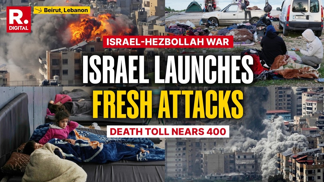 Israel-Hezbollah War: Beirut Shaken by Explosions as Israeli Strikes Continue