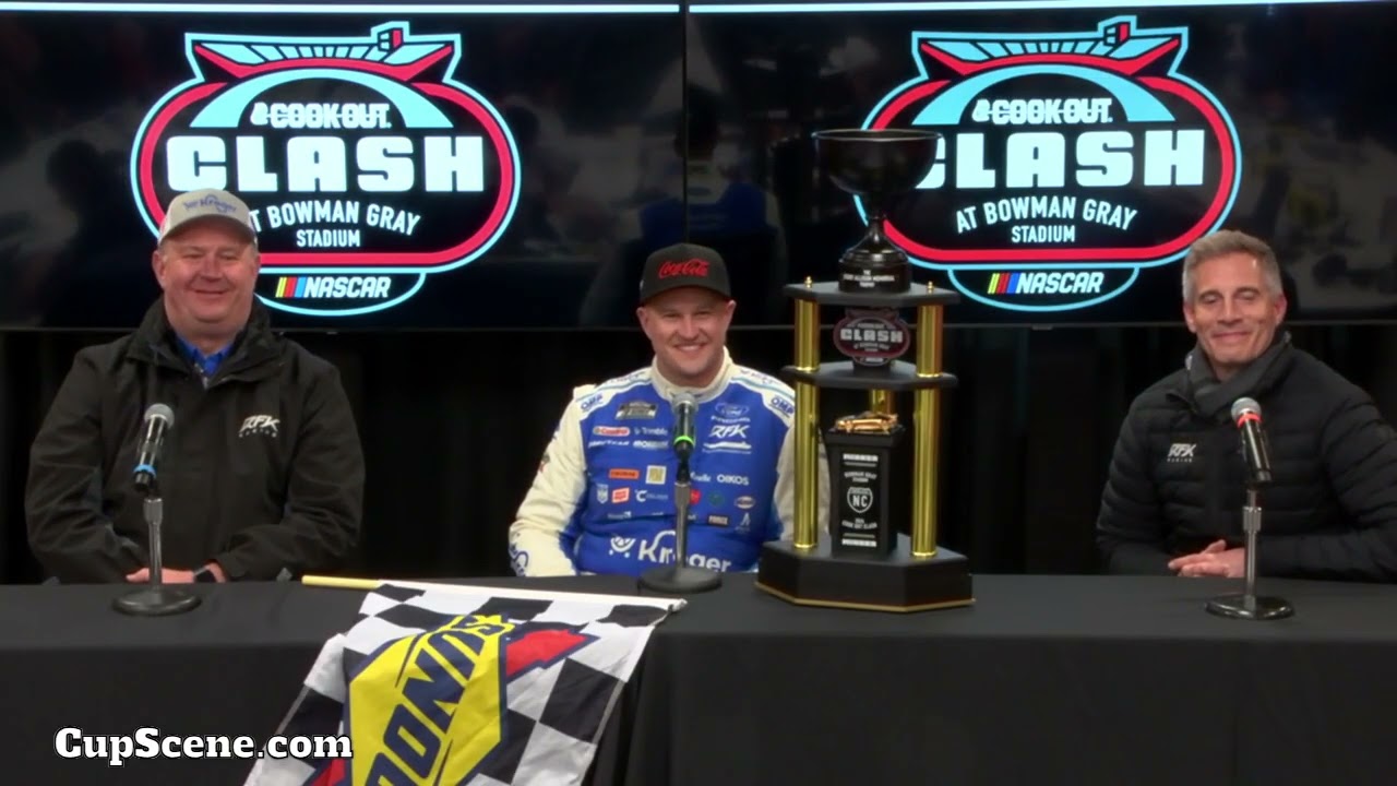 NASCAR at Bowman Gray Jan. 2026: Ryan Preece post race