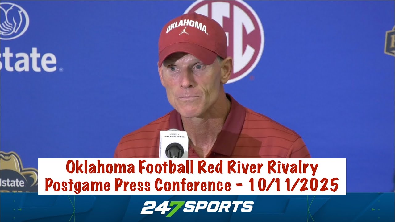 Oklahoma Football Red River Rivalry Postgame Press Conference (OU 6 Texas 23) - 10/11/2025