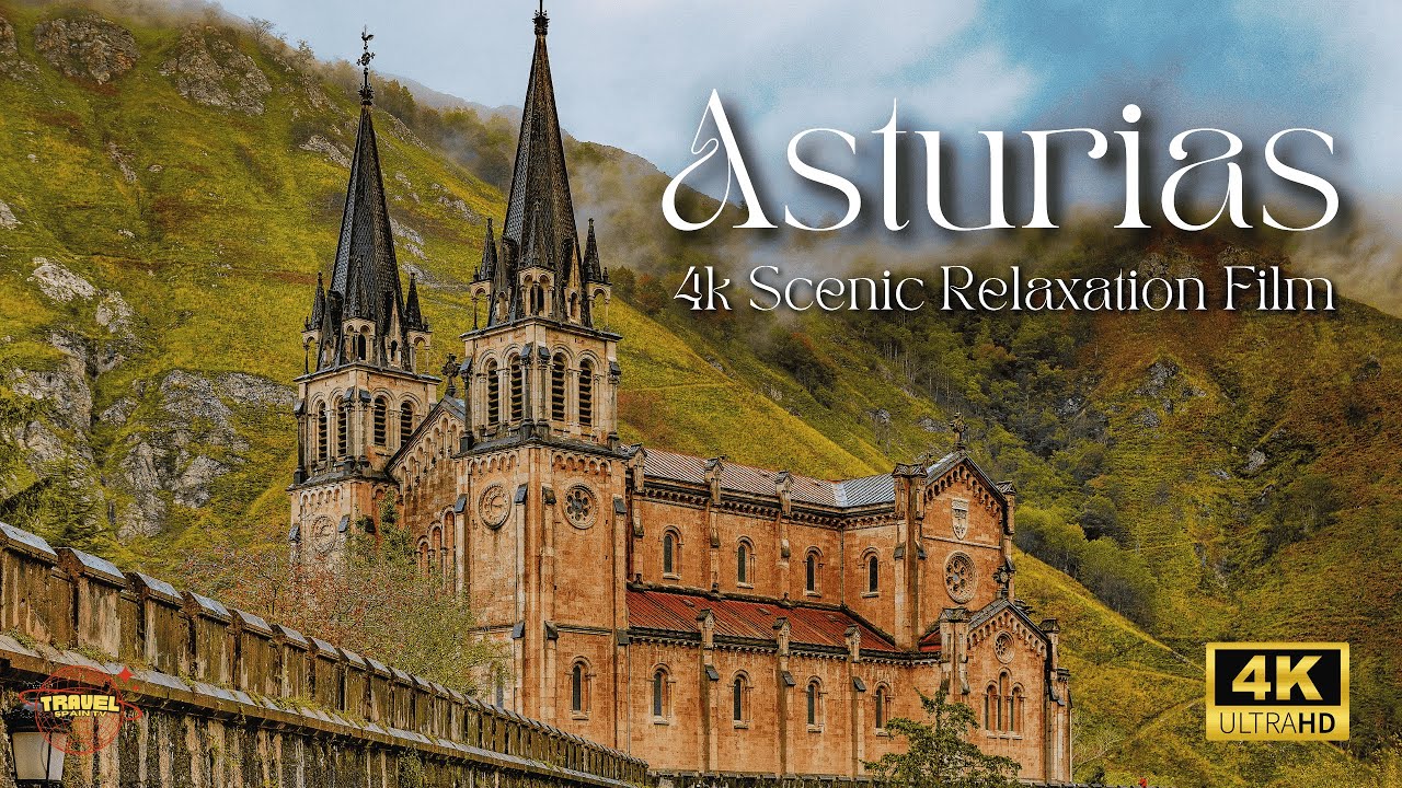 Asturias 4K | Scenic Relaxation Film with Calming Music | Breathtaking Nature & Hidden Gems 🇪🇸