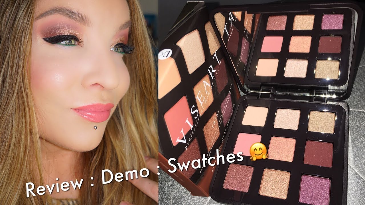 Viseart Tryst Eyeshadow Palette : Review : Demo : Swatches