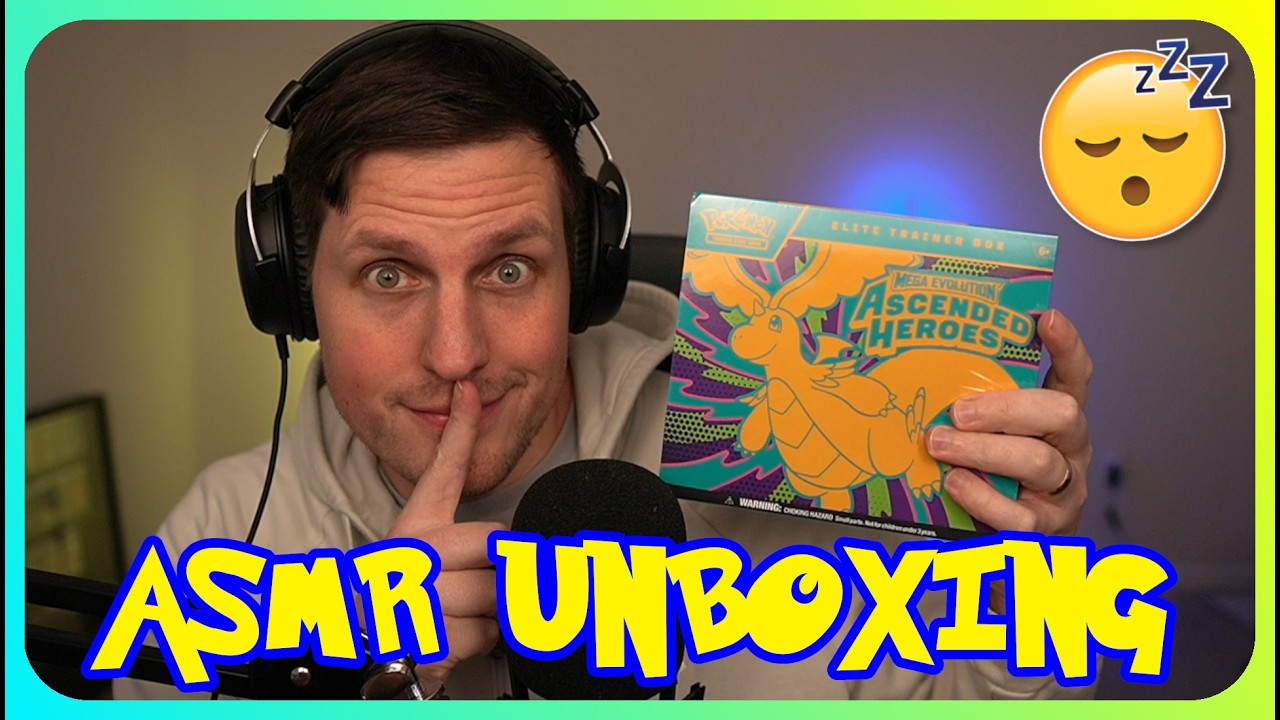 (ASMR) Relaxing Pokémon Ascended Heroes ETB Unboxing