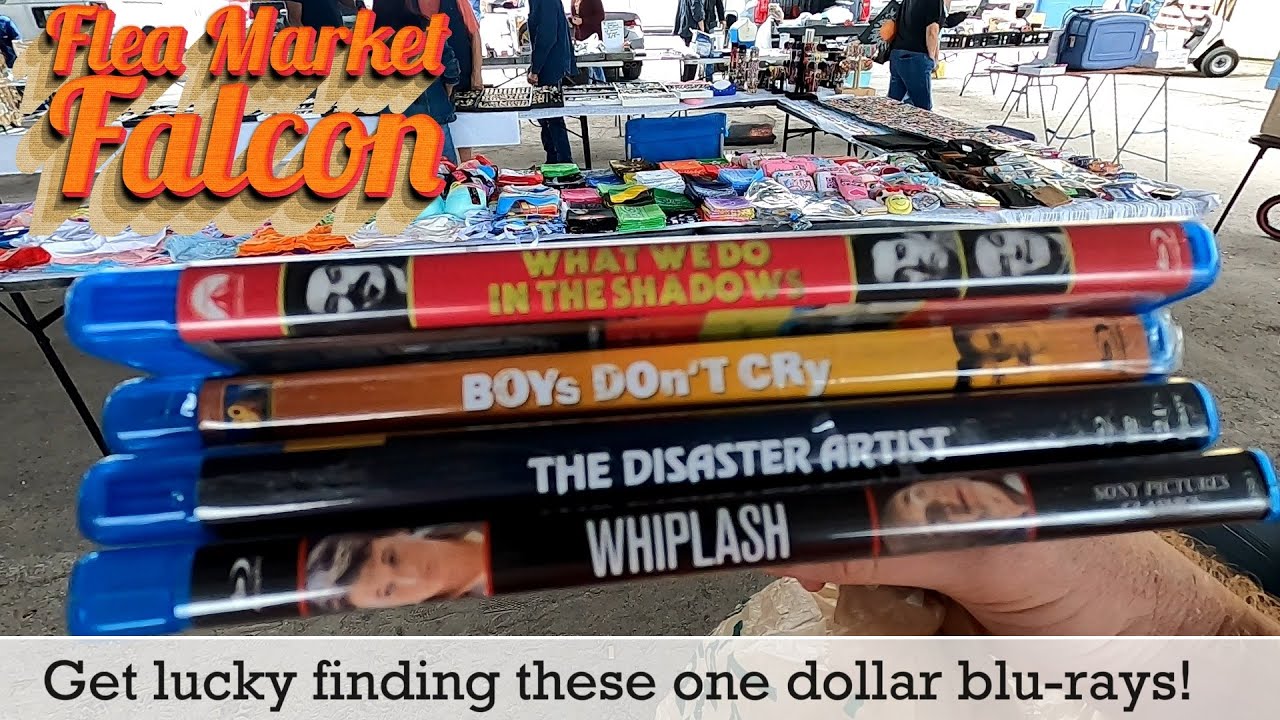 Blu-ray DVD Toy Comics + Record Hunt at the Flea Market