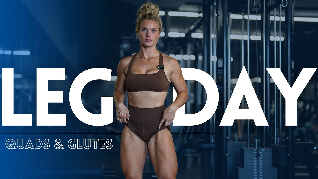 JUICY LEG DAY | full quad & glute workout, preworkout routine, form tips