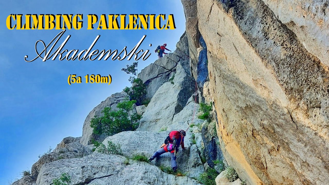 CLIMBING PAKLENICA  Akademski 5a 180m