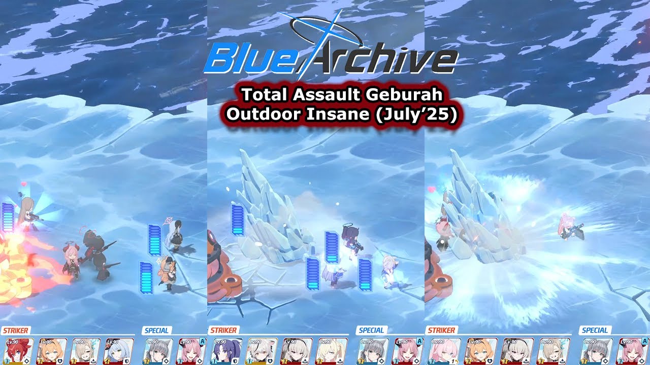 Blue Archive Global - Total Assault Geburah Insane Outdoor (July'25)