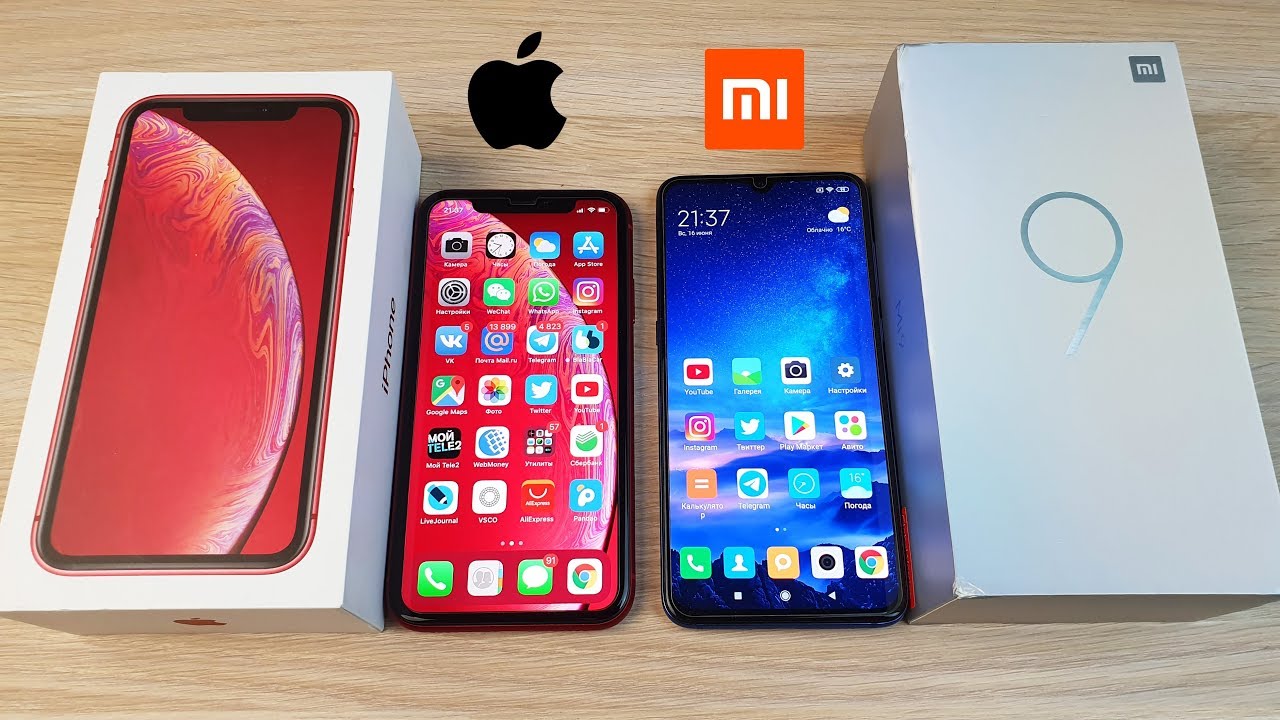 IPHONE XR VS XIAOMI MI 9 - ЧТО ЛУЧШЕ? ПОЛНОЕ СРАВНЕНИЕ!