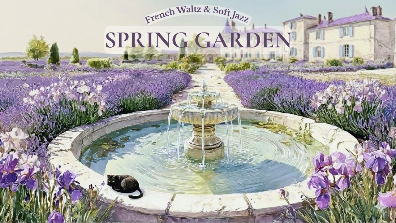 𝐒𝐏𝐑𝐈𝐍𝐆 𝐆𝐀𝐑𝐃𝐄𝐍 🪻 — French Waltz Instrumental for Relax & Focus (2H)