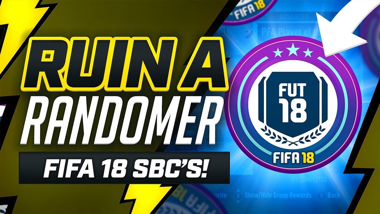 FIFA 18 SBCs!? - Ruin a Randomer #01 FIFA17 Ultimate Team