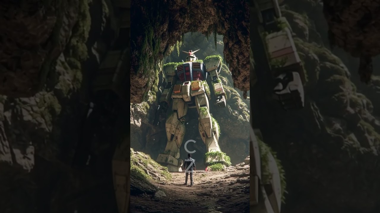 Abandoned Gundam in a Cave Woke Up&hellip; I Couldn&rsquo;t Believe It