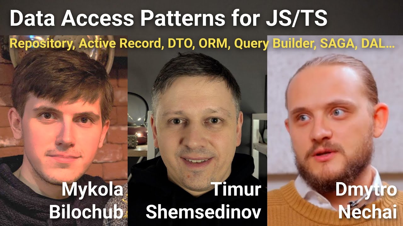 🧩 Доступ к данным в JavaScript TypeScript: Repository, Active Record, DTO, ORM, Query Builder, SAGA