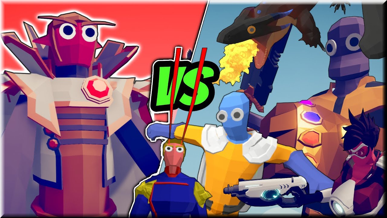 New OP Secret Unit Elemental Mage vs OP Mod Units - TABS Totally Accurate Battle Simulator