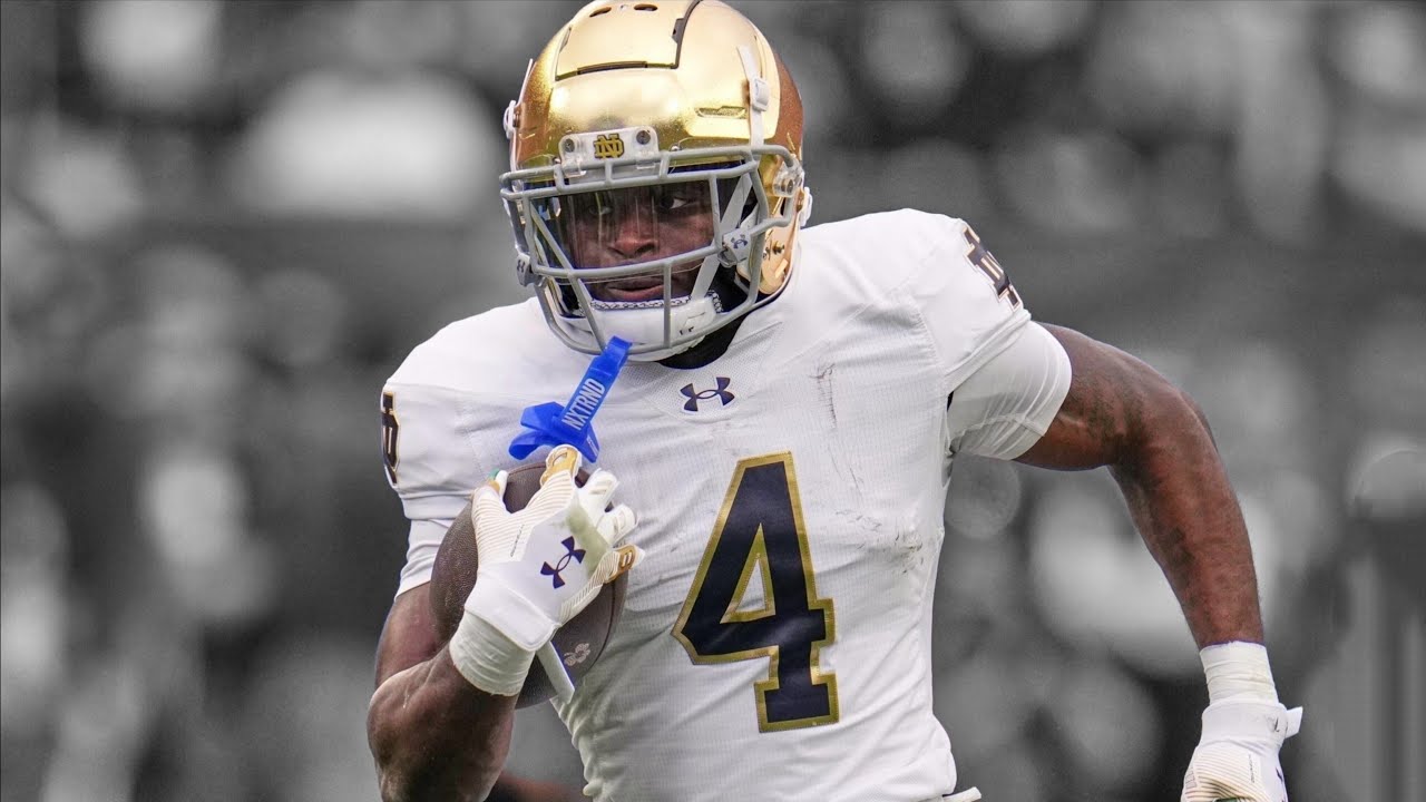 Jeremiyah Love 2025 Notre Dame Fighting Irish Highlights ᴴᴰ