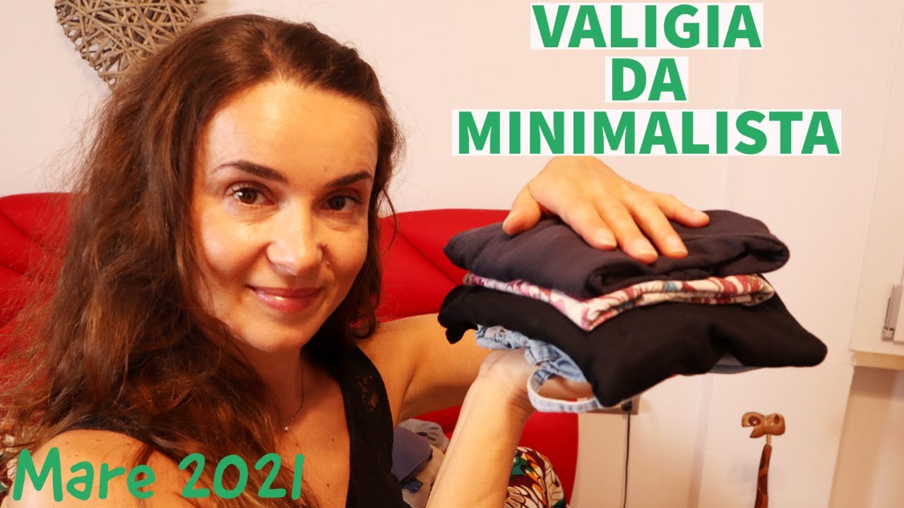 Viaggiare da minimalisti: preparo la valigia per 7 giorni 🏖| MINIMALISMO