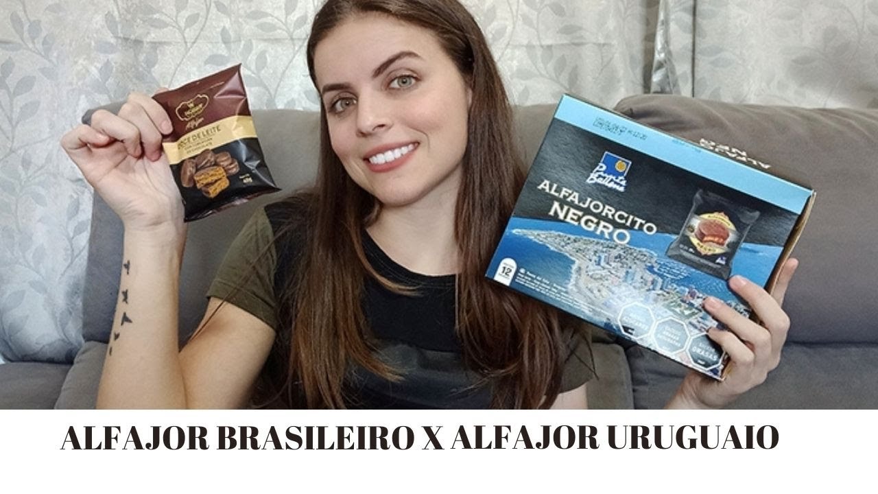 COMPARANDO ALFAJOR BRASILEIRO COM ALFAJOR URUGUAIO | UM VÍDEO INTEIRO COM OS DENTES SUJOS. 😂