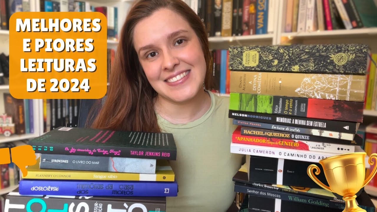 MELHORES e PIORES leituras de 2024