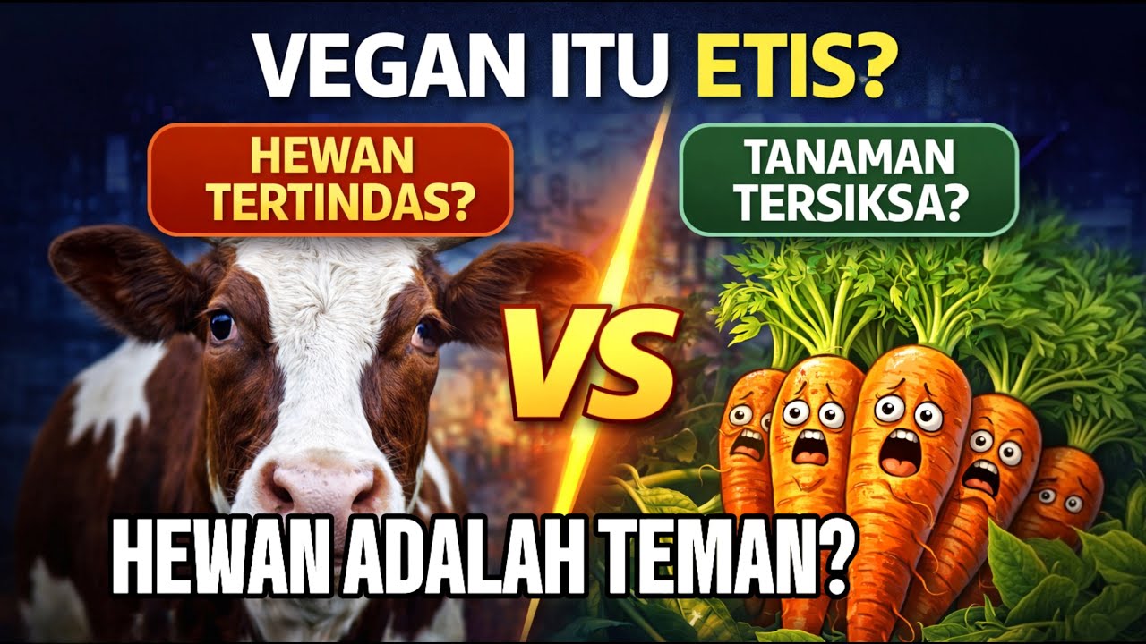 HEWAN VS TUMBUHAN: Benarkah Vegan Itu Lebih Etis? (Logika Siklus Alam)
